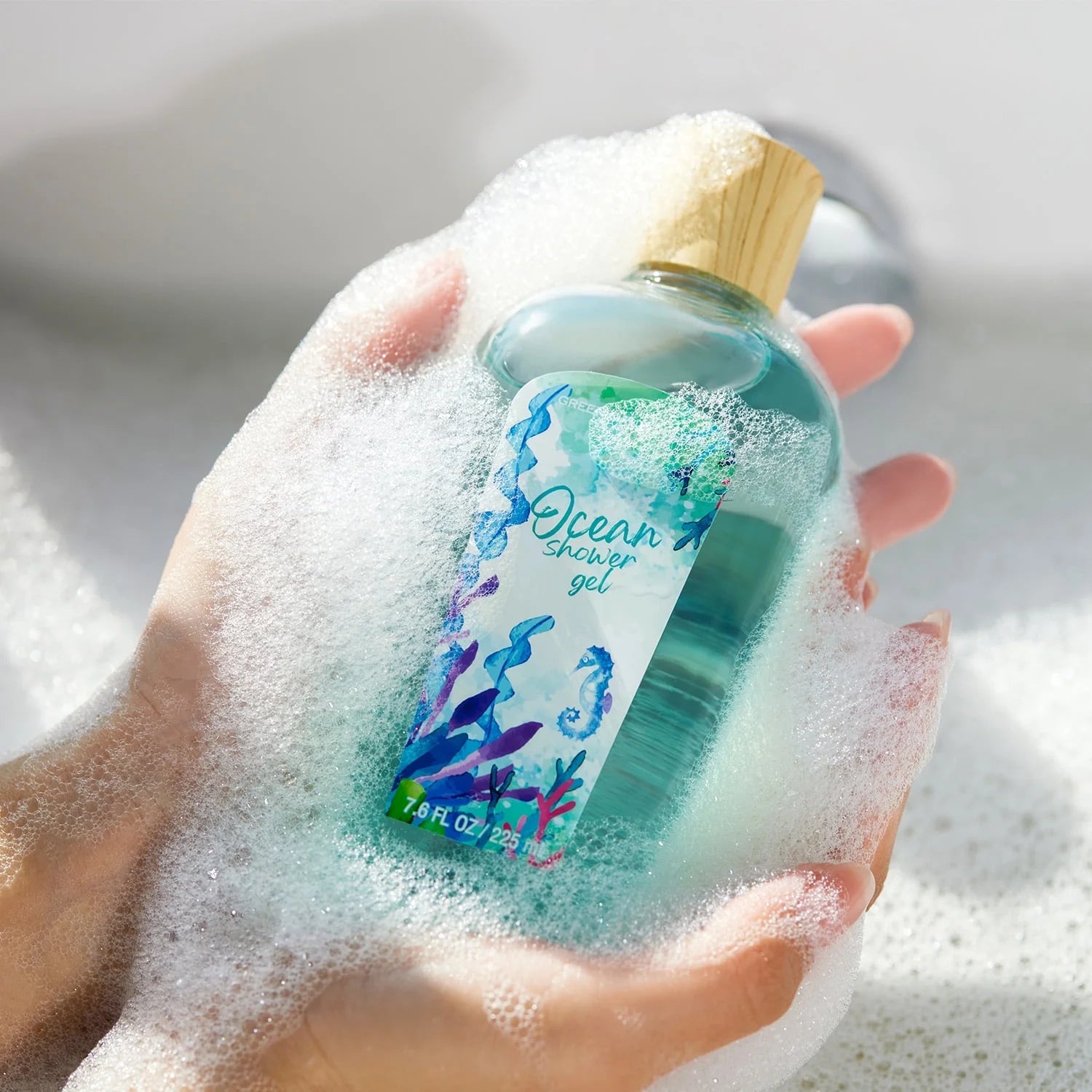 Bath Gift Baskets for Women - 12 Pcs Ocean Spa Gift Sets, Luxury Mothers Day Gifts for Mom, Beauty Birthday Kits for Her